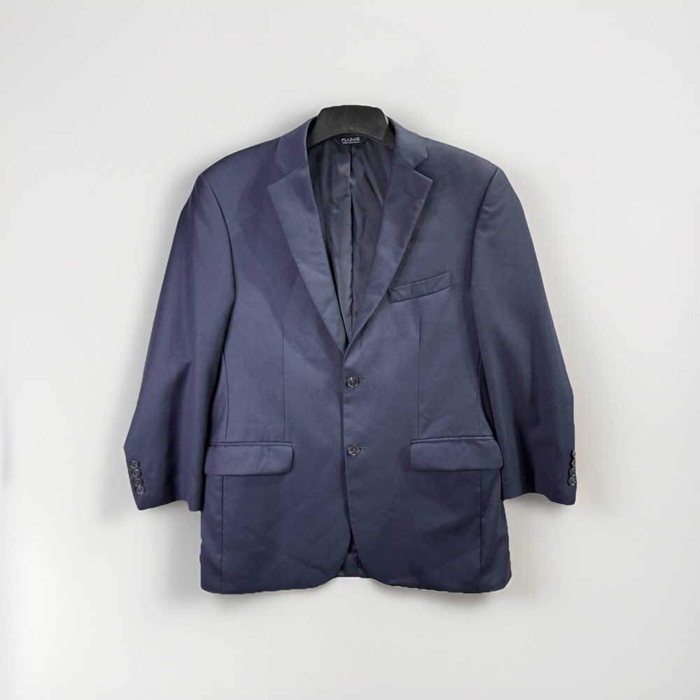 Jos A Bank Blazer Mens Size‎ 44R Navy Blue Classic Sport Coat